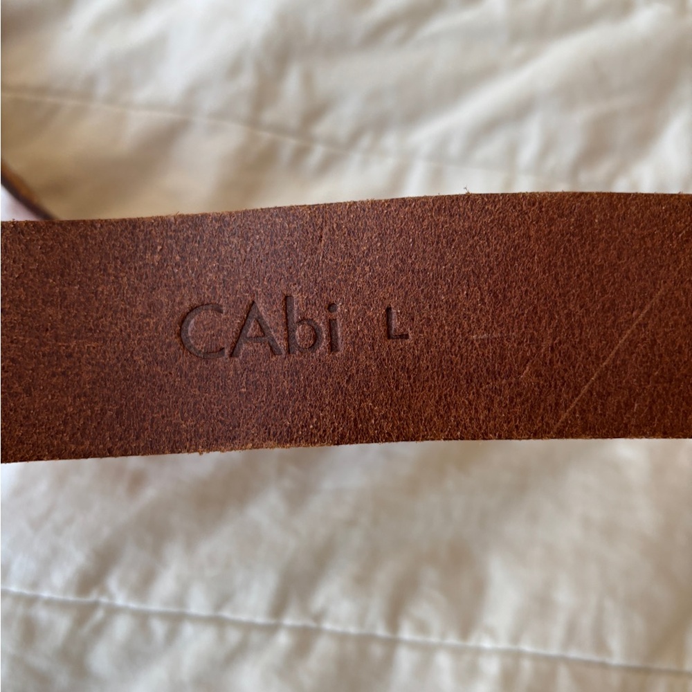 Y2K Leather Belt Cabi with Bedazzled Ornate Buckle XL - Picture 6 of 6